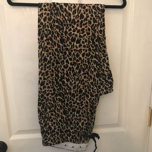 J Crew Leopard Pajama Pants